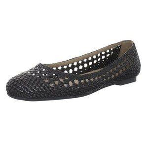ECCO Womens Kelly Woven Ballet Flat